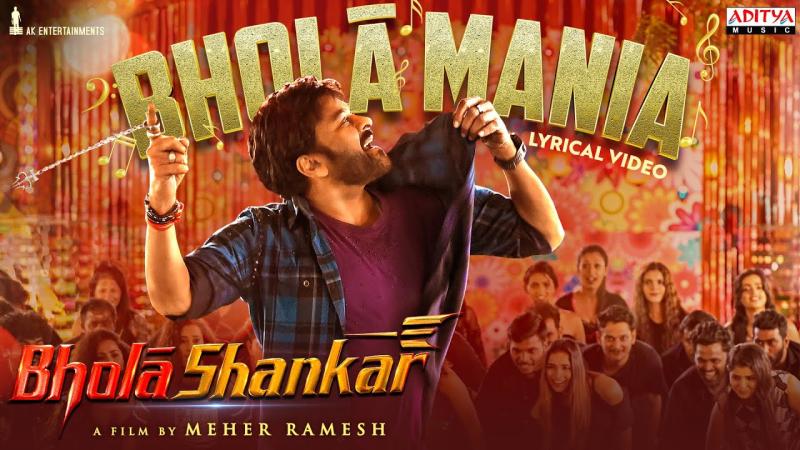 Mega Massive Movie Bholaa Shankar 1st Song Bholaa Mania Lyrical is out now