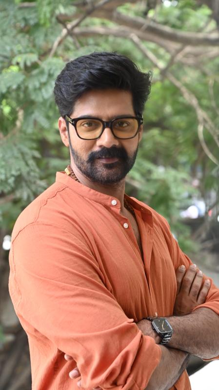 Naveen Chandra playing Amarender in Kajal Aggarwal's "Satyabhama"