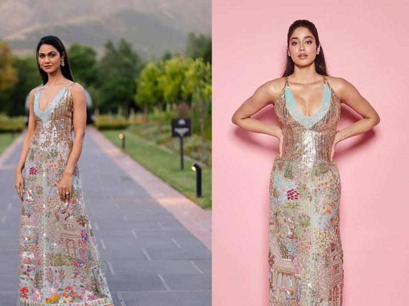 Jhanvi and Allu Snehareddy wore it the same...why?