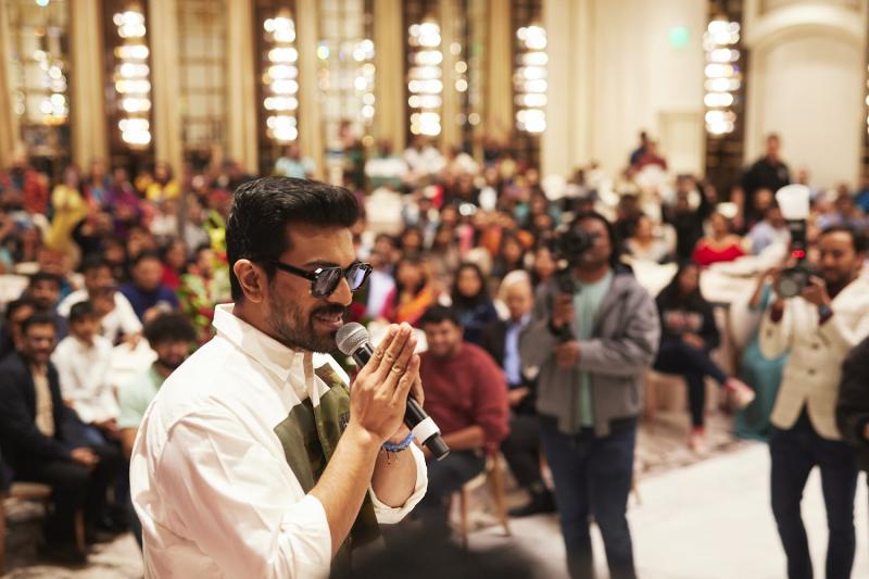 Mega Power Star Ram Charan thanks fans for making his US trip memorable