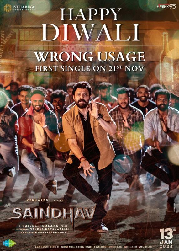 Saindhav’s First Single Wrong Usage On Nov 21st