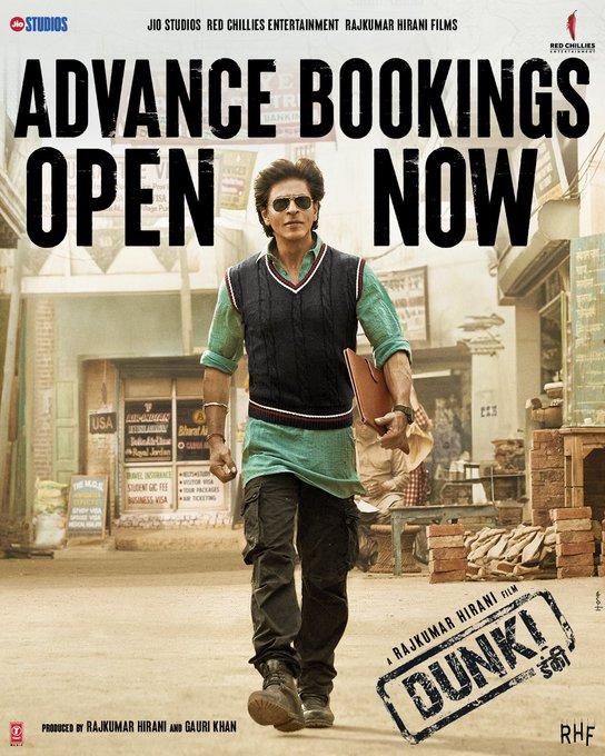 Dunki advance bookings open now !
