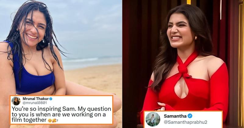 Sitaramam beauty Mrunal Thakur expressed her wish to work with Samantha