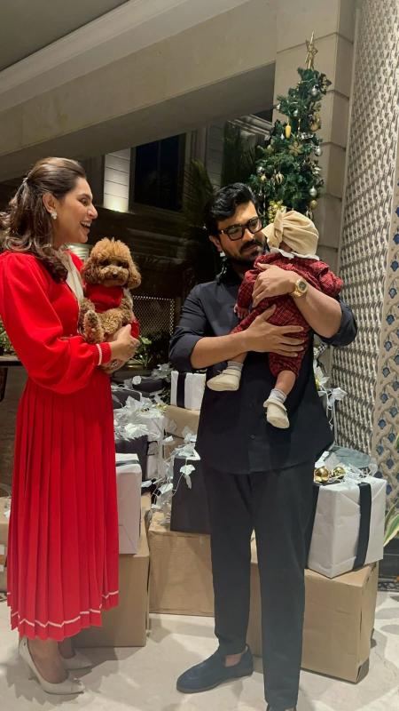 Pic Talk: Charan, Upasana, Klin celebrate Christmas