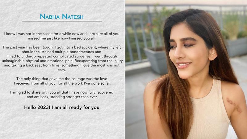 Nabha Natesh: Had a bad accident and multiple surgeries