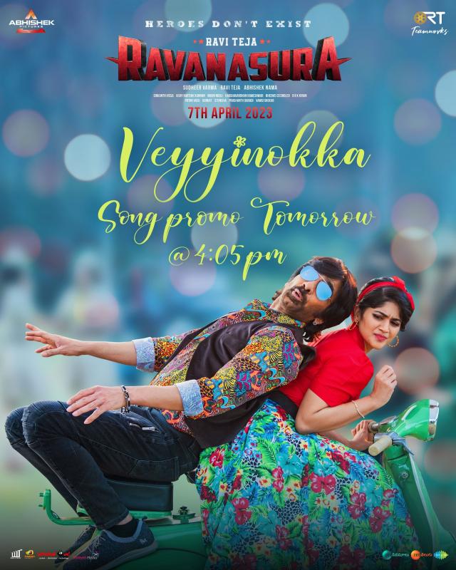 Ravanasura Third Single Veyyinokka Jillala Varaku On March 15th