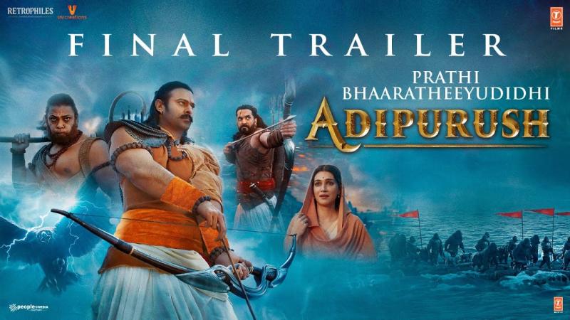 Adipurush 2nd Trailer  Prabhas in mass action mode
