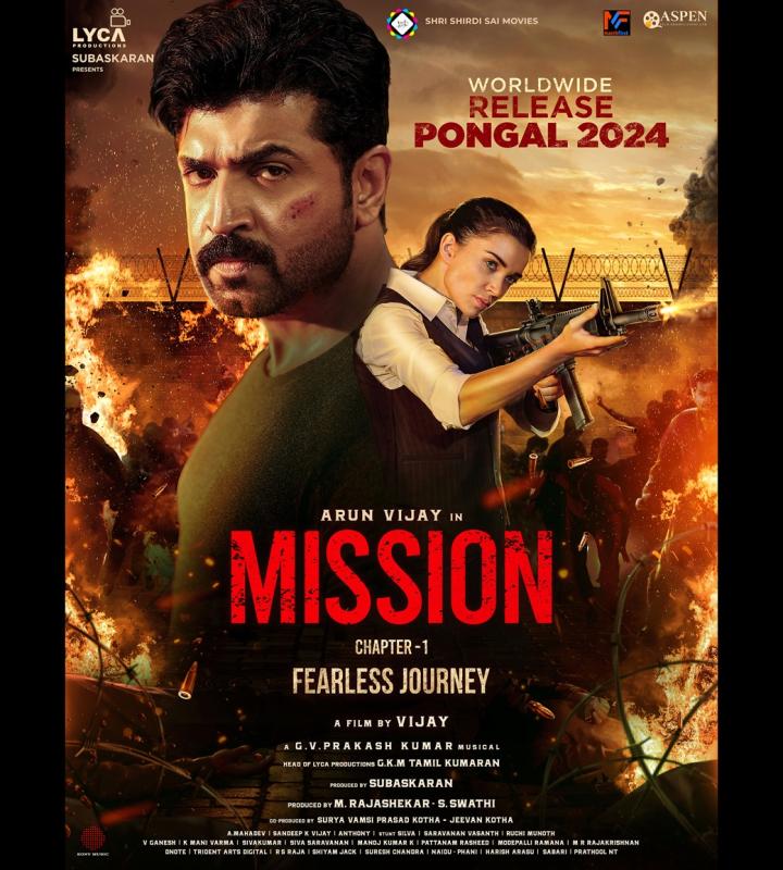 Lyca Productions' 'Mission Chapter 1' is releasing worldwide for Sankranti.