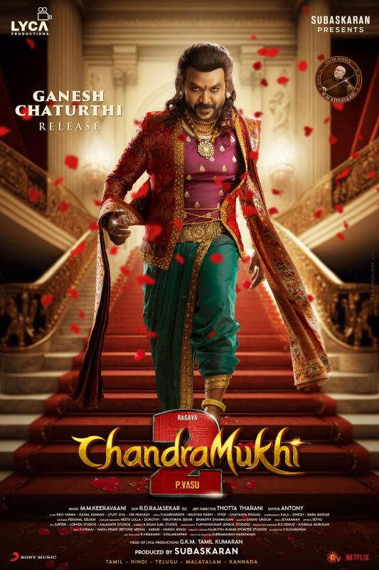 First Look Raghava Lawrence in 'Chandramukhi 2’