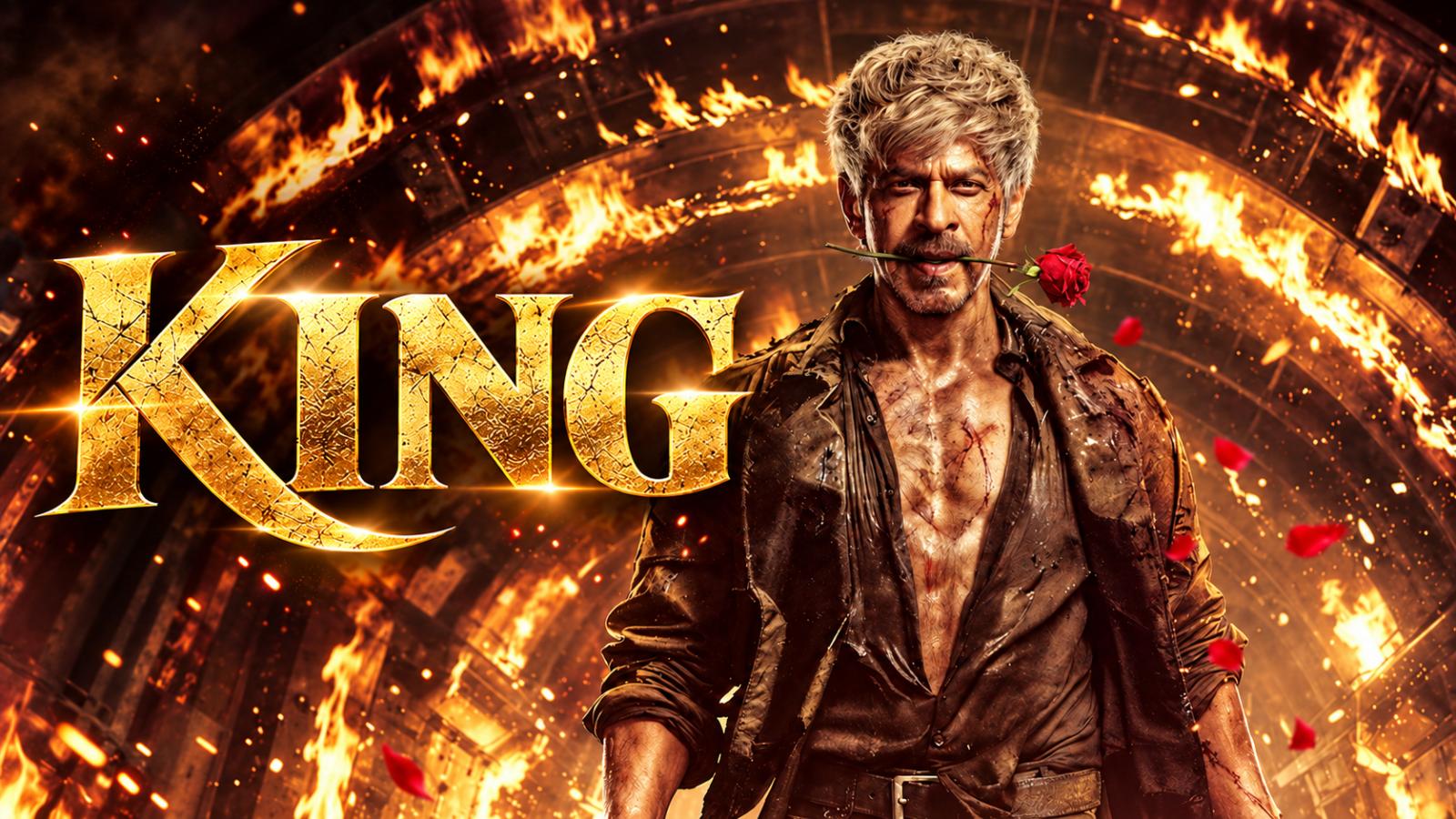 Shah Rukh Khan&rsquo;s King Poster Blends Fierce Look With Romance