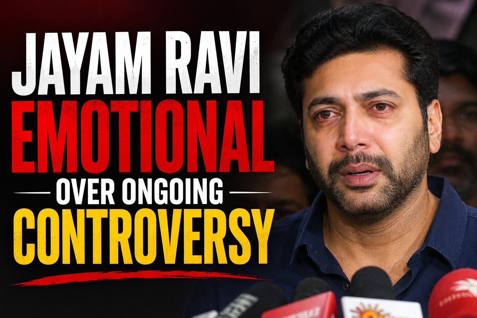Ravi Mohan Gets Emotional, Says No Films Until Divorce Is Over