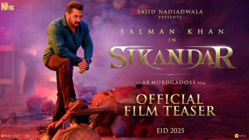 Latest Hindi Movie Salman Khan’s Sikandar Teaser Unveiled Action Thriller Releasing March 28