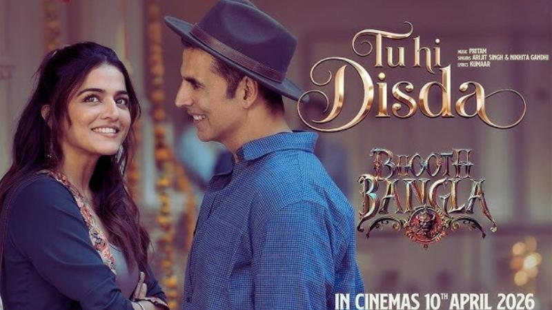 Akshay Kumar and Wamiqa Gabbi&rsquo;s Romantic Track Tu Hi Disda from Bhooth Bangla