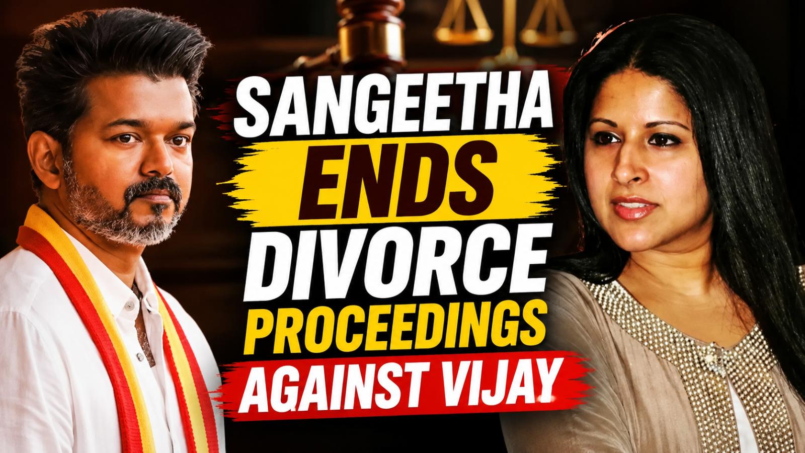 Vijay-Sangeetha Divorce Case Ends After Petition Withdrawal