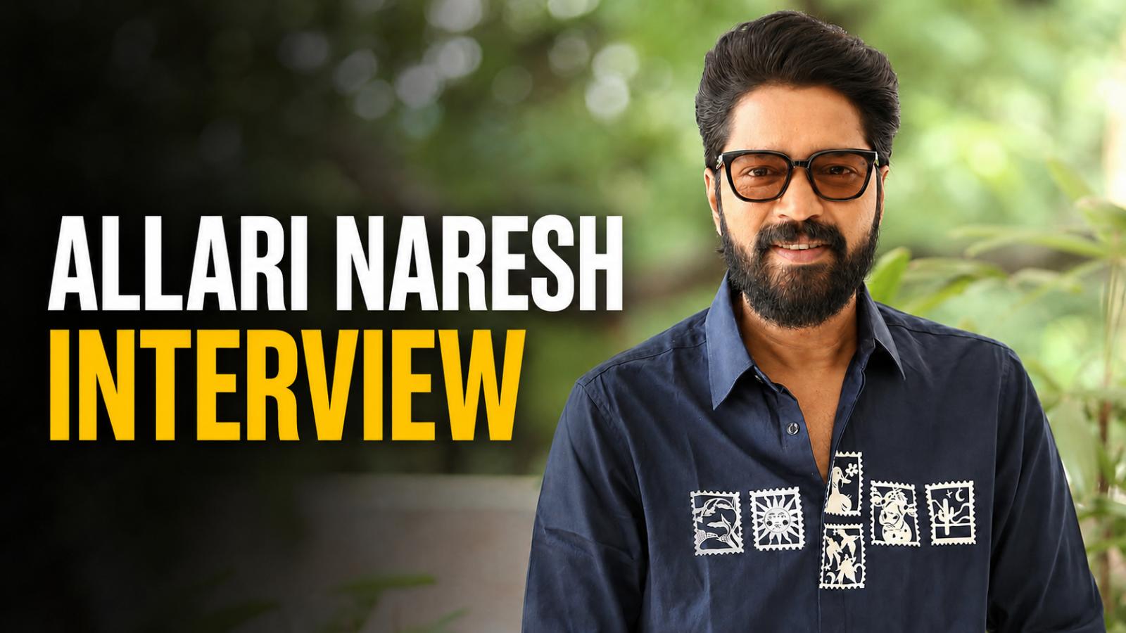 Allari Naresh Interview EVV-Style Fun in Ramba Oorvasi Menaka