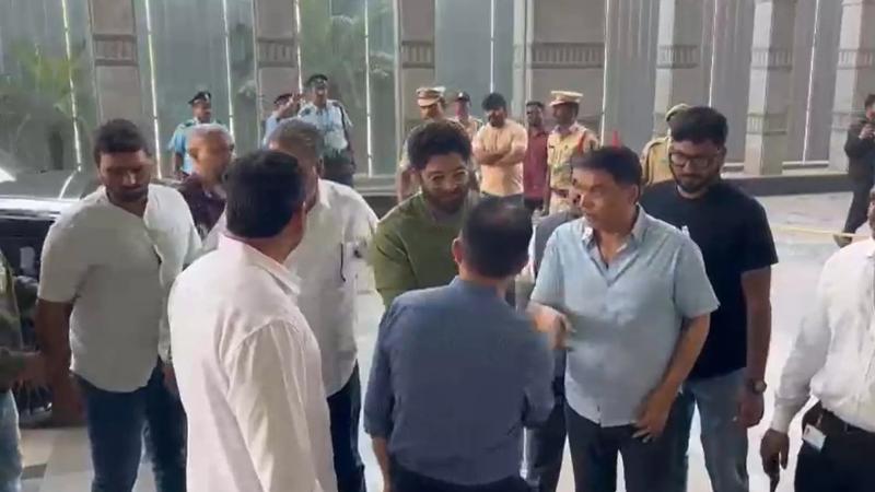 Allu Arjun Visits Sree Tej at KIMS Hospital Amid Legal Scrutiny