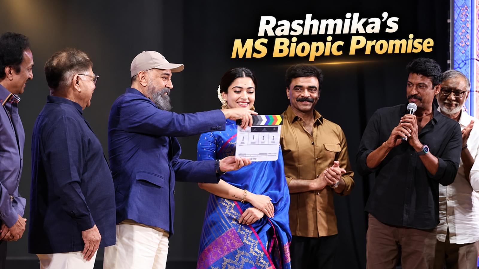Rashmika Vows Full Dedication to MS Subbulakshmi Biopic