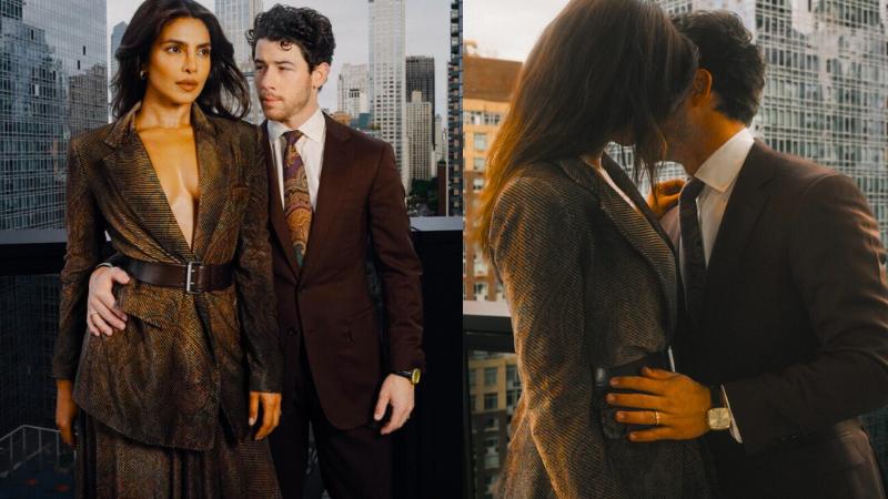 Nick Jonas Steals Kiss From Priyanka Chopra Before Ralph Lauren Show