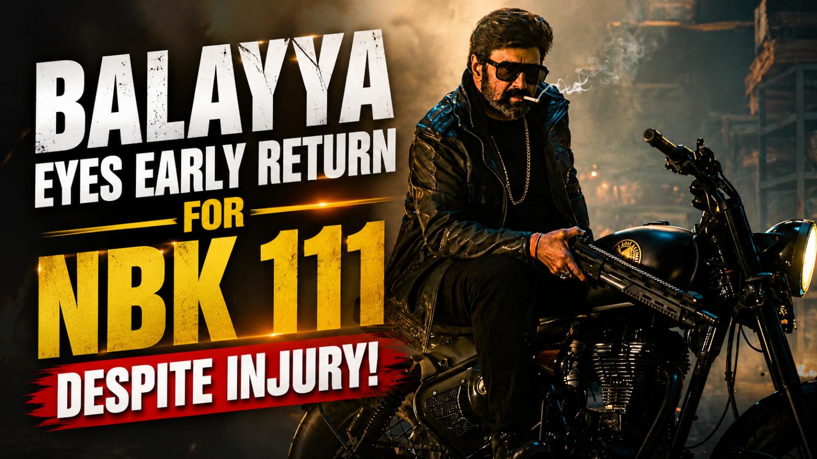 Balakrishna Eyes Early NBK 111 Return After Knee Surgery