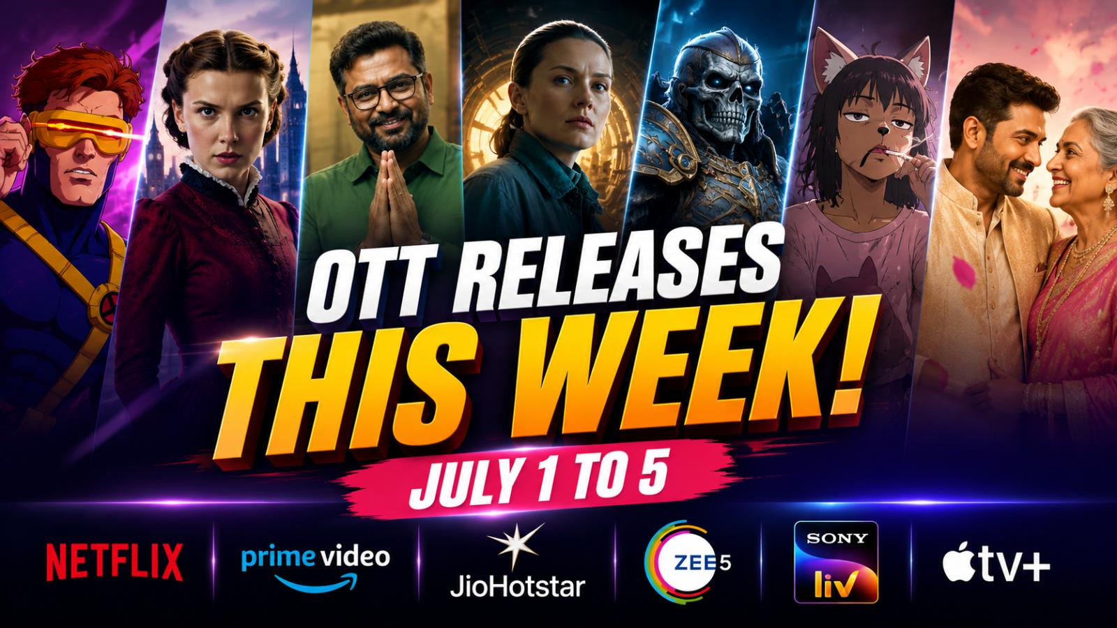 OTT releases this week: July 1 to 5 streaming list