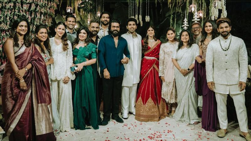 Mega-Allu Family Reunites In Style At Allu Sirish Engagement