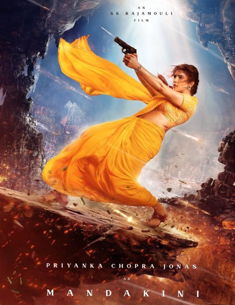 Priyanka Chopra Shines As Mandakini In Globe Trotter With Rajamouli And Mahesh Babu
