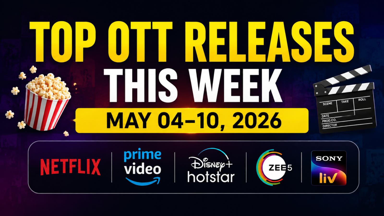 Top OTT Releases This Week May 04&ndash;10, 2026: New Movies & Web Series on Netflix, Prime Video & More