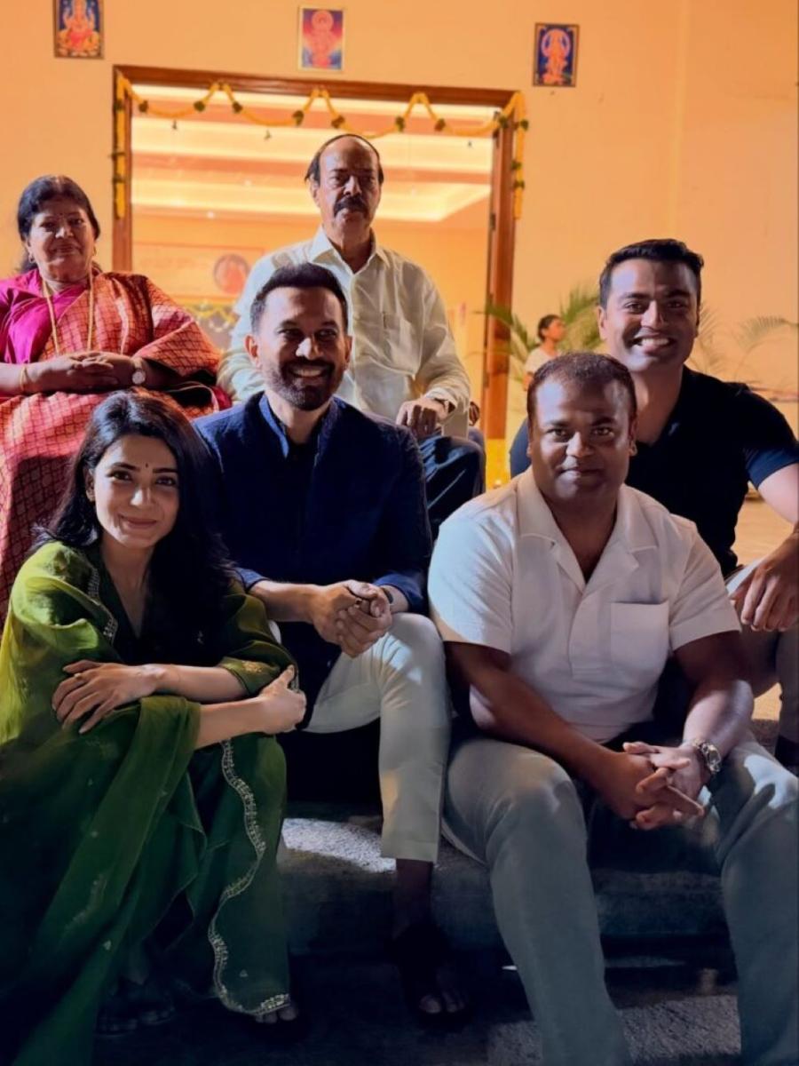 Samantha Ruth Prabhu Celebrates Diwali with Orphans and Raj Nidimoru at Her Mumbai Home