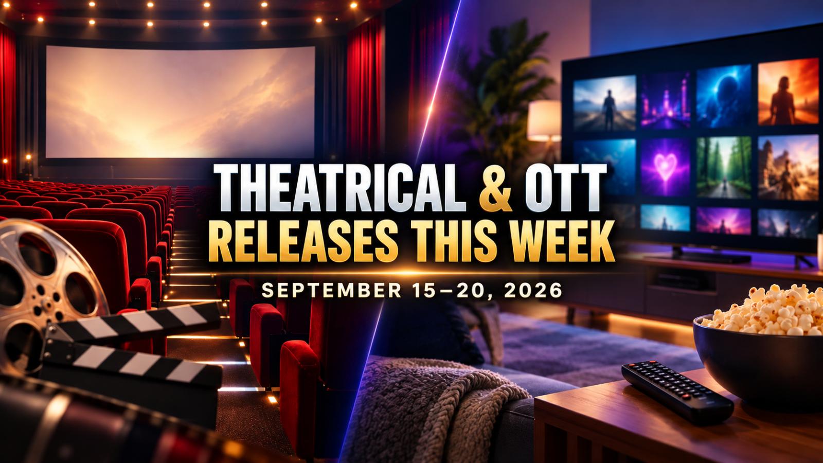 OTT and Theatrical Releases This Week Sep 15-20, 2026
