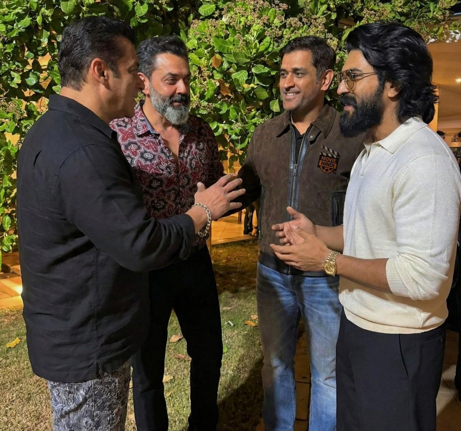 Ram Charan Joins Salman Khan&rsquo;s 60th Birthday Bash With Bollywood And Cricket Stars