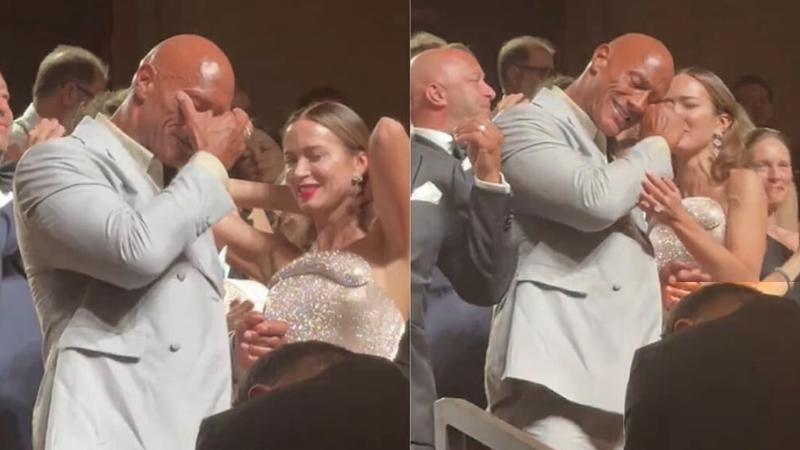 Dwayne Johnson Moved to Tears by 15-Minute Standing Ovation at Venice