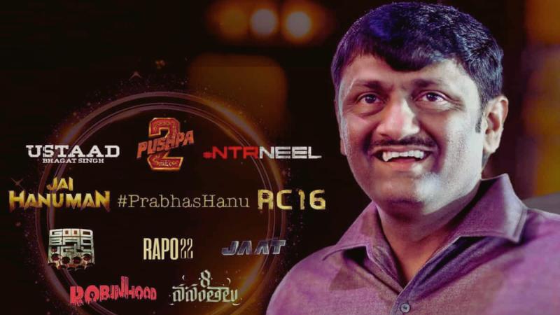 Naveen Yerneni Sets Record with 11 Film Posters