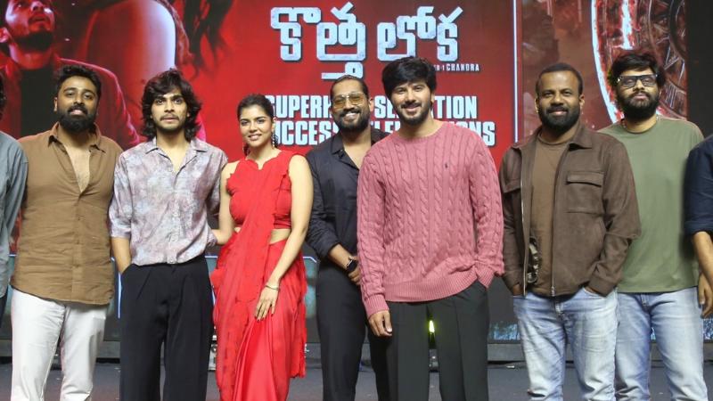 Chandra Success Celebration &ndash; Dulquer Salmaan Thanks Telugu Audiences for Embracing the Film