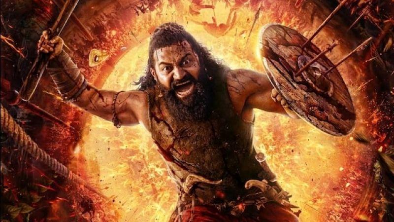 Kantara Chapter 1 Poster  Rishab Shetty in Beast Mode