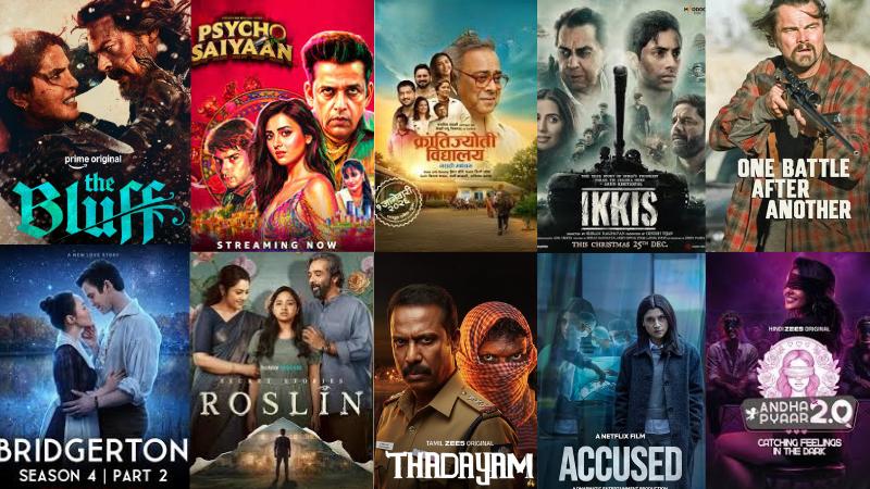 Top OTT Releases Feb 25&ndash;28, 2026: The Bluff, Psycho Saiyaan, Ikkis and More