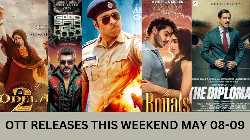 OTT Releases in May 08-09 2025: Odela 2, Good Bad Ugly, The Royals, Bohurupi, The Diplomat