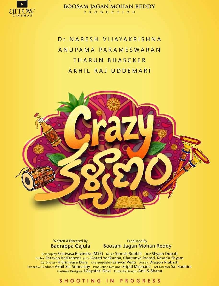 Crazy Kalyanam Title Poster Out: Wedding Fun and Family Entertainment Promised