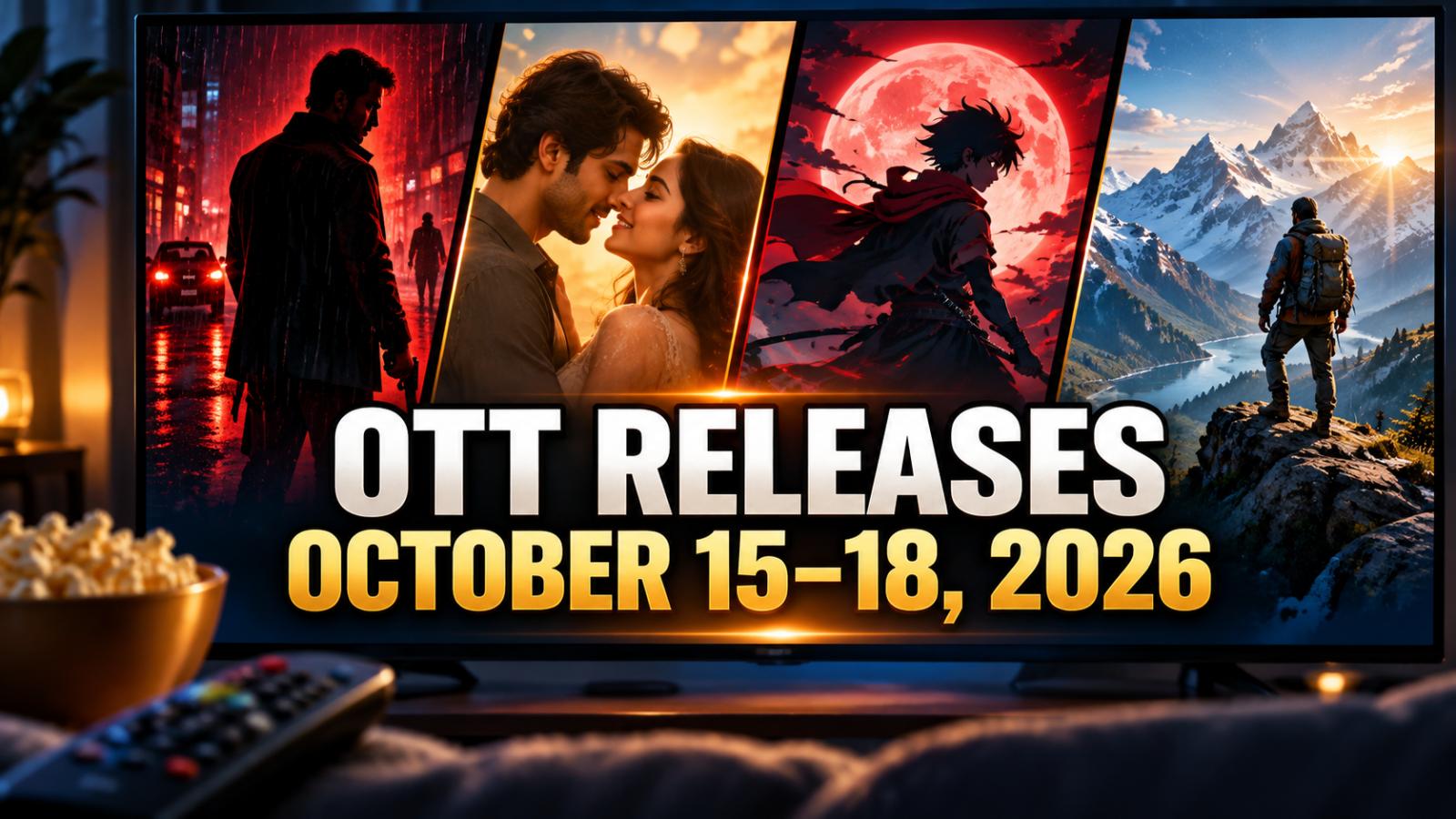 OTT Releases October 15–18, 2026: Movies and Series to Watch