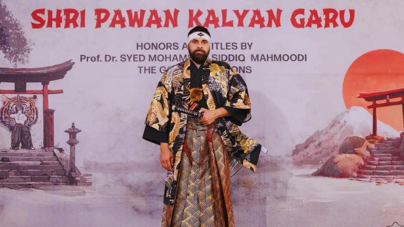 Pawan Kalyan Achieves Global Honor With Historic Induction Into Kenjutsu