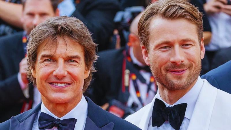 Tom Cruise Cheers Glen Powell at The Running Man Screening, Fans Spot Top Gun Reunion