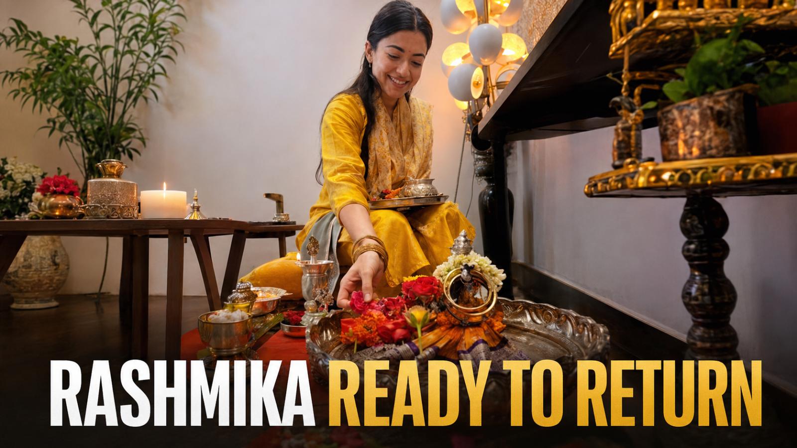 Rashmika Mandanna Set to Resume Work After Hip Injury