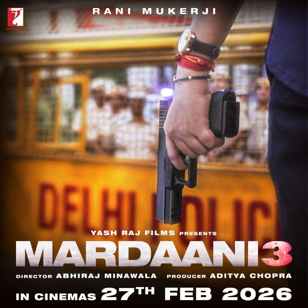 Mardaani 3 Poster Unveiled On Navratri, Rani Mukerji Returns As Shivani Roy