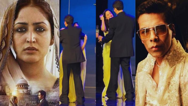 Karan Johar Hugs Yami Gautam at Event, Praises Her as One of His Favorite Actors