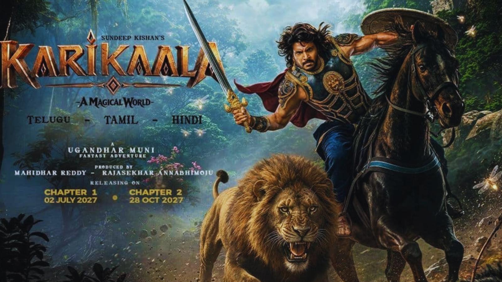 Karikaala First Look: Sundeep Kishan&rsquo;s Fierce Warrior Avatar