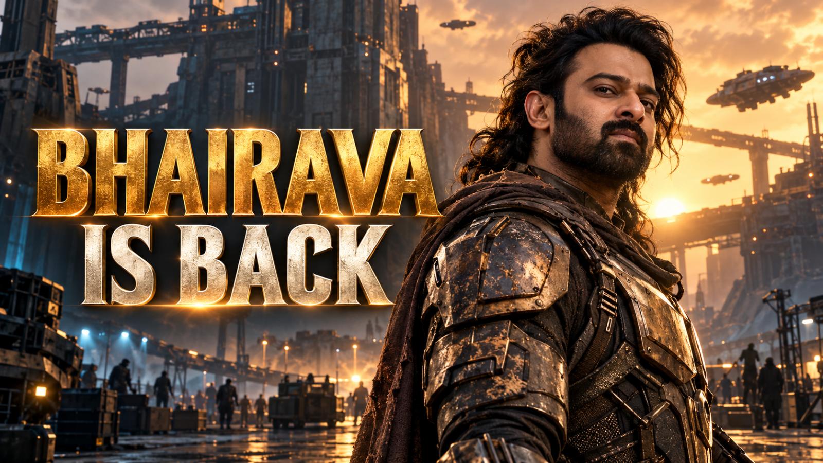 Prabhas Returns as Bhairava in Kalki 2 Birthday BTS Video
