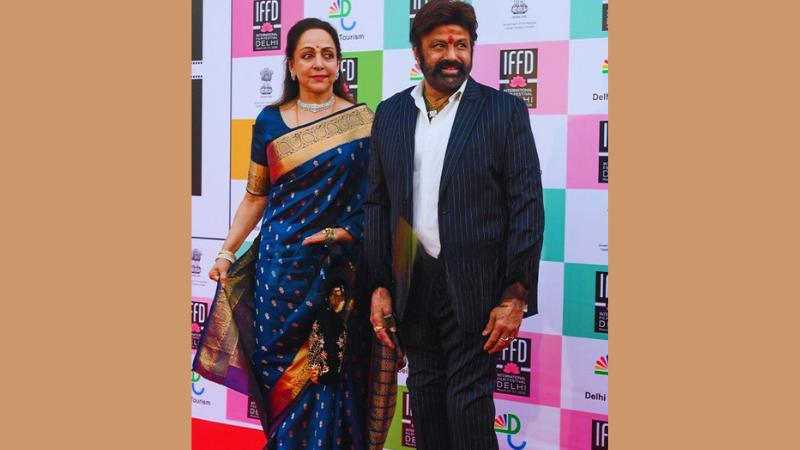 Balakrishna&rsquo;s Heartwarming Gesture to Hema Malini Wins Hearts at Delhi Film Festival