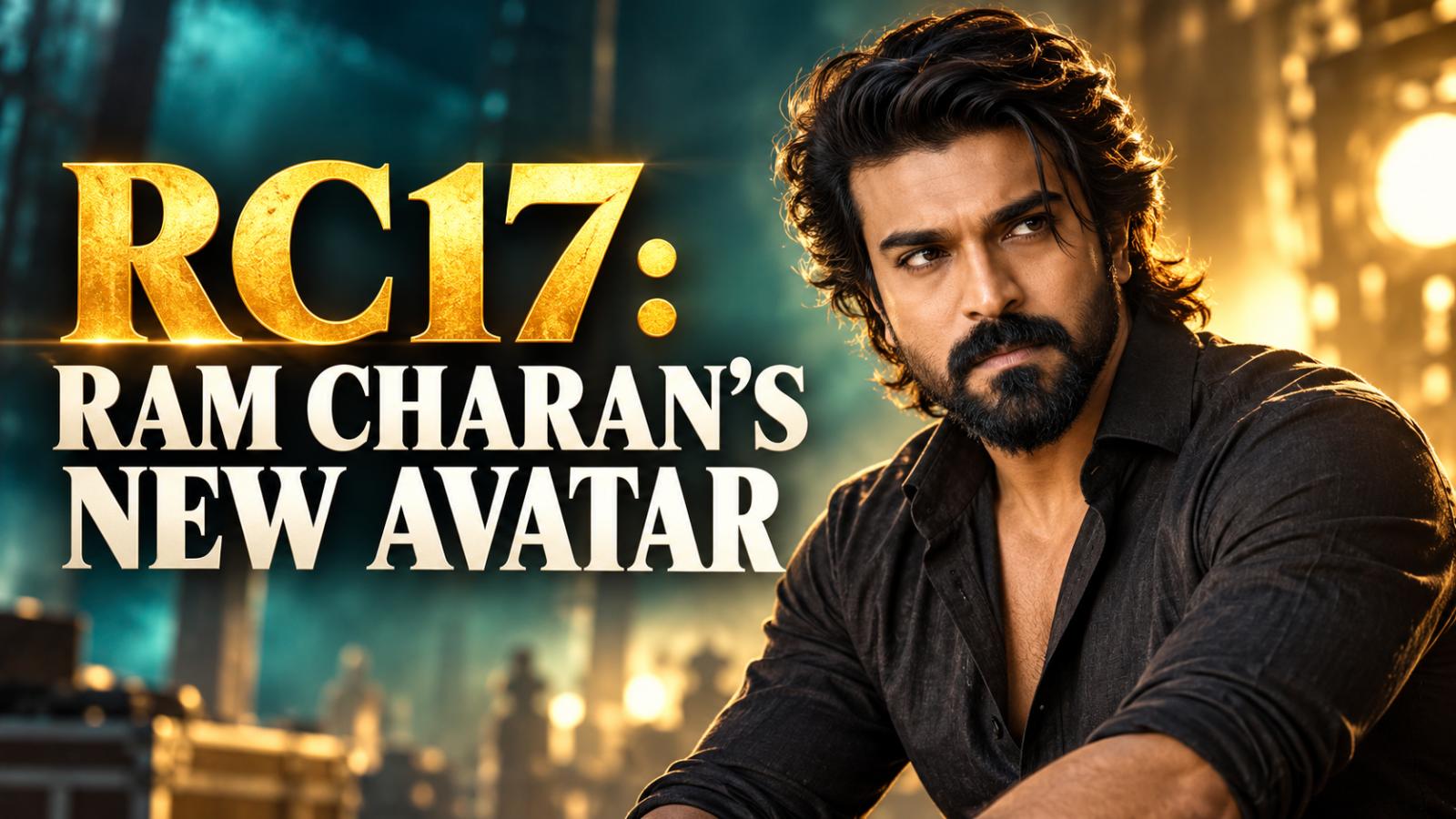 RC17: Ram Charan&rsquo;s New Look Sparks Buzz Ahead of Hyderabad Launch