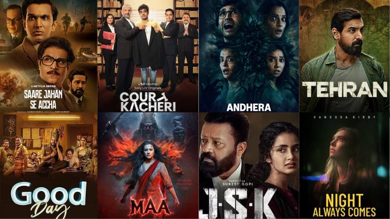Top OTT Releases August 13-15, 2025: CourtKacheri, Andhera, Tehran, GoodDay, Maa & More