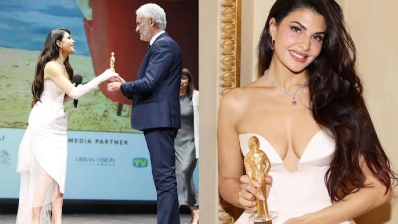 Jacqueline Fernandez Honoured at Italian Global Series Festival 2025