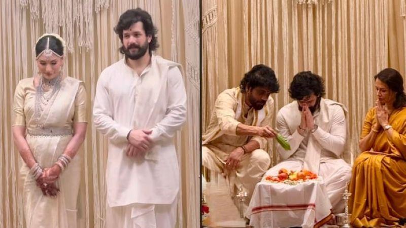 Akhil Akkineni Marries Zainab Ravdjee in Hyderabad